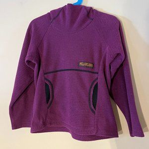 Melanzana Micro Grid Hoodie Purple Youth Size XS
